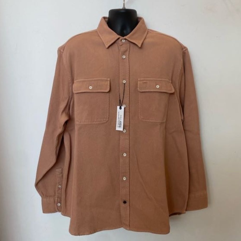 Taylor Stitch Ledge Shirt | Dusty Coral Twill | Size XXL | NWT